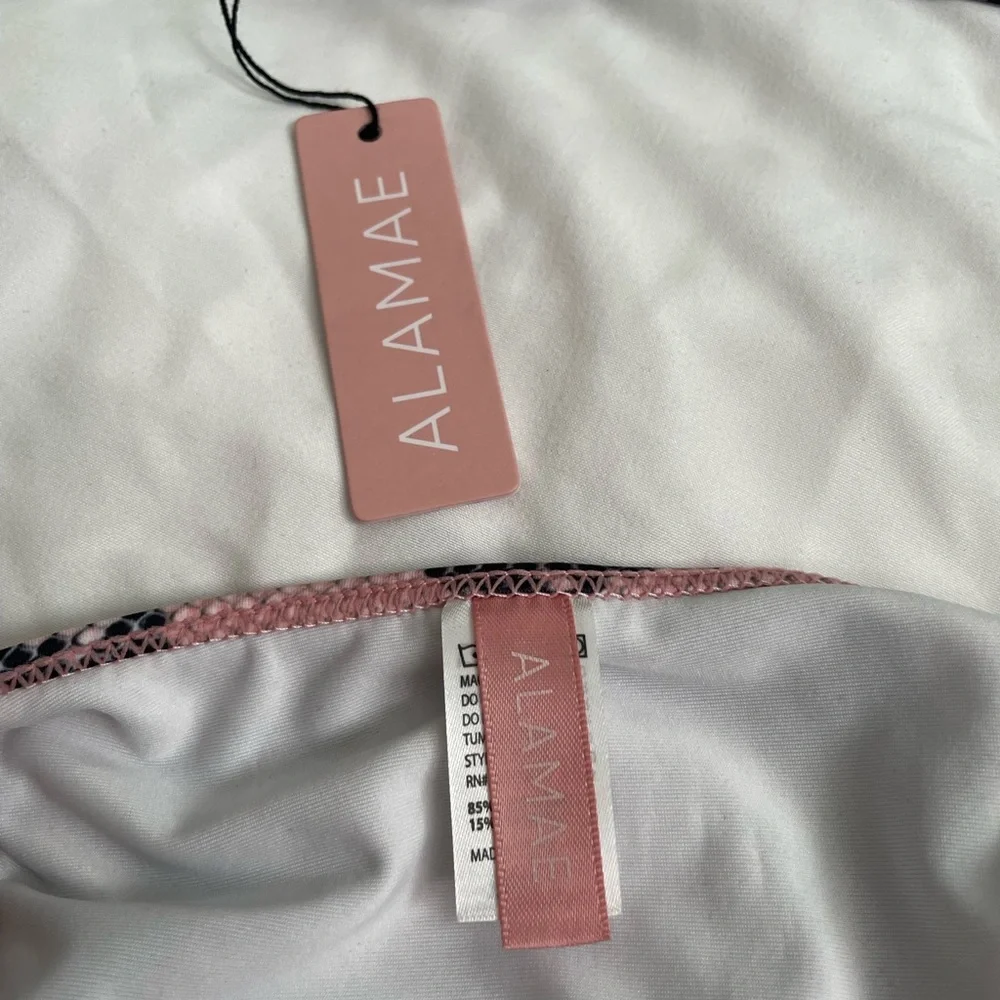 Pink & Grey Snakeskin Multiwear Bikini - Picture 5 of 5